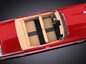 Chevrolet Bel Air Convertible 1957 3D Model