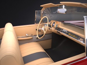 Chevrolet Bel Air Convertible 1957 3D Model