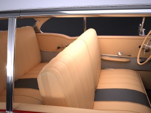Chevrolet Bel Air Coupe 1957 Vray 3D Model