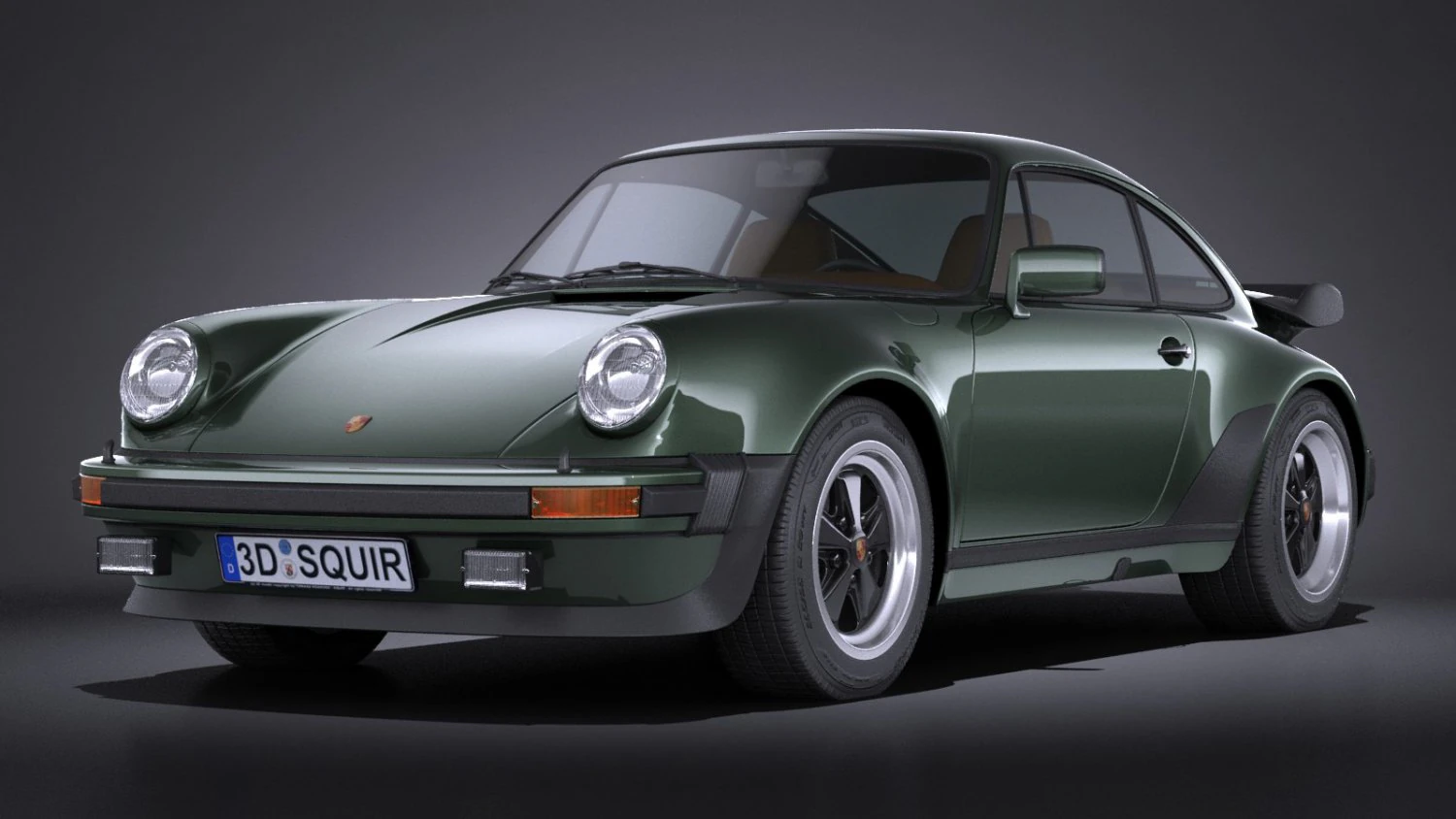 Porsche 911 930 Turbo 1975 3D Model .c4d .max .obj .3ds .fbx .stl .blend 