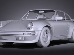 Porsche 911 930 Turbo 1975 3D Model