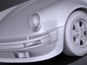 Porsche 911 930 Turbo 1975 3D Model