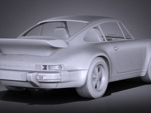Porsche 911 930 Turbo 1975 3D Model