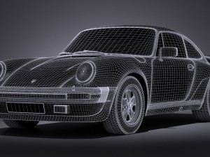Porsche 911 930 Turbo 1975 3D Model