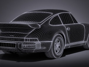 Porsche 911 930 Turbo 1975 3D Model