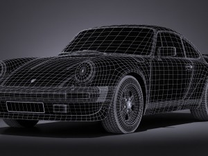 Porsche 911 930 Turbo 1975 3D Model