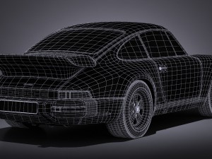 Porsche 911 930 Turbo 1975 3D Model