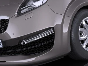 Generic Van 2016 3D Model