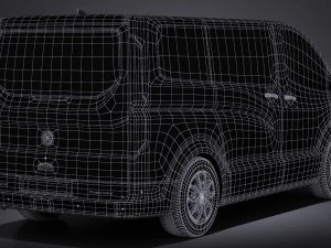 Generic Van 2016 3D Model