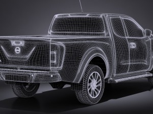 Nissan NP300 Navara 2016 Modello 3D