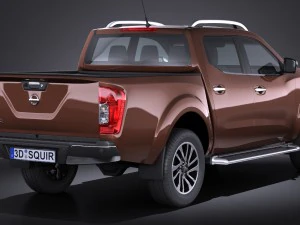Nissan NP300 Navara Double Cab 2016 3D Model