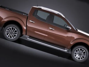 Nissan NP300 Navara Double Cab 2016 3D Model