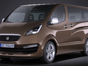 Generic Passenger Van 2016 Modello 3D