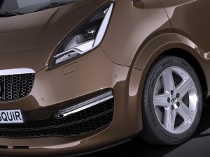 Generic Passenger Van 2016 3D Model
