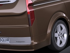 Generic Passenger Van 2016 3D Model