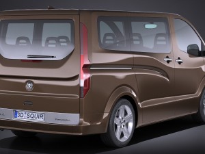 Generic Passenger Van 2016 3D Model