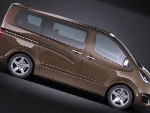 Generic Passenger Van 2016 3D Model