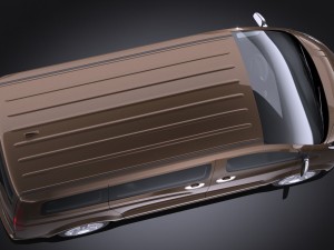 Generic Passenger Van 2016 3D Model