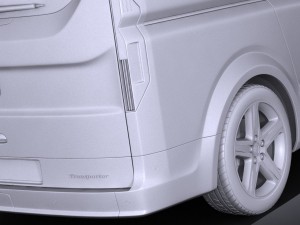 Generic Passenger Van 2016 3D Model