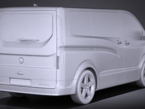 Generic Passenger Van 2016 3D Model