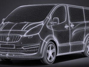 Generic Passenger Van 2016 3D Model