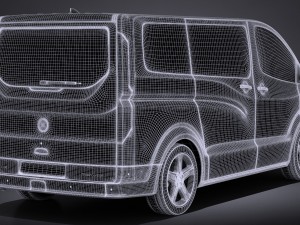 Generic Passenger Van 2016 3D Model