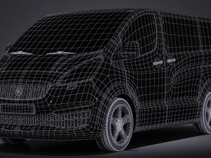 Generic Passenger Van 2016 3D Model