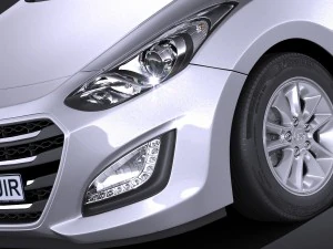 Hyundai i30 Tourer 2016 3D Model