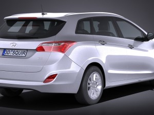 Hyundai i30 Tourer 2016 3D 模型