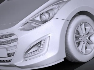 Hyundai i30 Tourer 2016 3D Model