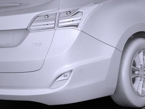 Hyundai i30 Tourer 2016 3D 模型