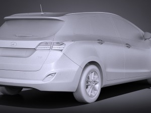 Hyundai i30 Tourer 2016 3D 模型