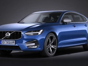 Volvo S90 R-Design 2017 3D Model