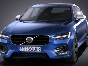 Volvo S90 R-Design 2017 Modelo 3D