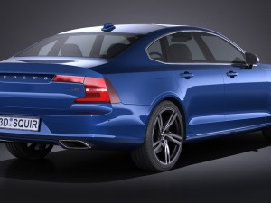 Volvo S90 R-Design 2017 Modelo 3D