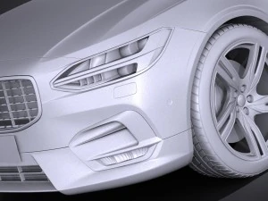 Volvo S90 R-Design 2017 3D Model