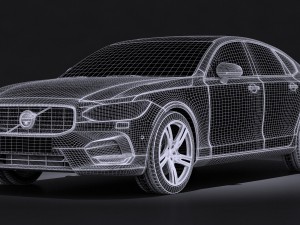 Volvo S90 R-Design 2017 Modelo 3D