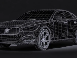 Volvo S90 R-Design 2017 3D Model