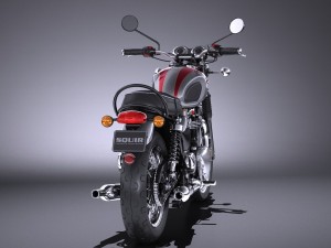 Triumph Bonneville T120 2016 3D 模型
