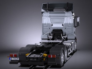 Mercedes-Benz Antos Double Wheels 2016 3D 모델