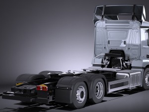 Mercedes-Benz Antos Double Wheels 2016 3D 모델
