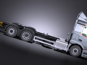 Mercedes-Benz Antos Double Wheels 2016 3D 모델