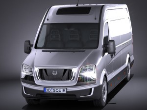 Generic Big Van 2016 3D Model