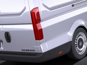 Generic Big Van 2016 3D Model