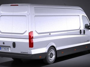 Generic Big Van 2016 3D Model