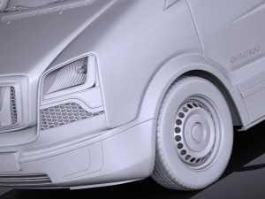 Generic Big Van 2016 3D Model