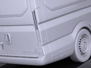 Generic Big Van 2016 3D Model
