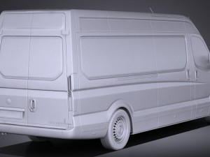 Generic Big Van 2016 3D Model