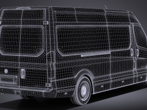 Generic Big Van 2016 3D Model