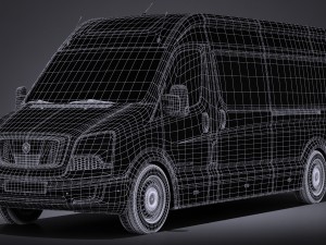 Generic Big Van 2016 3D Model